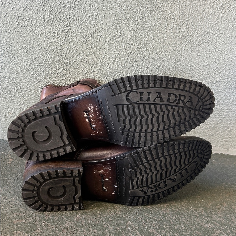 Cuadra Urban Boots Brown Sz 9 Moto Style Western - Picture 8 of 10